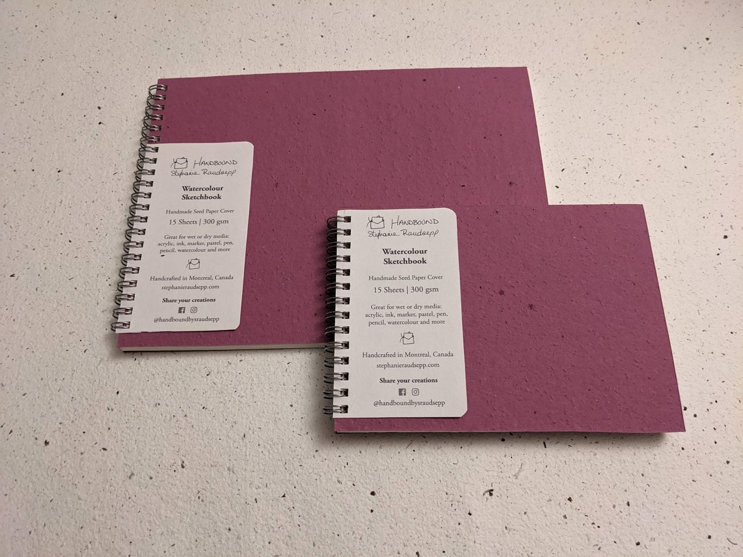 Large | Plantable Watercolour Sketchbooks