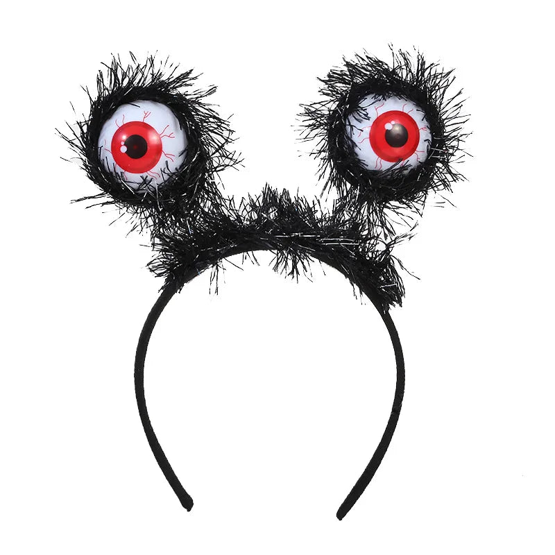 10pcs Halloween Funny New Eyeball Headband Party Dance Dress Up Props Horror Holiday DIY Decorations