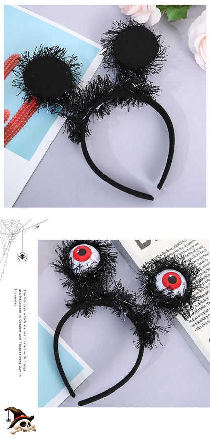 10pcs Halloween Funny New Eyeball Headband Party Dance Dress Up Props Horror Holiday DIY Decorations