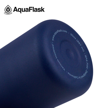 Aqua Flask Tumbler – Vacuum Insulated Stainless Steel Travel Cup 887ml (30 oz)